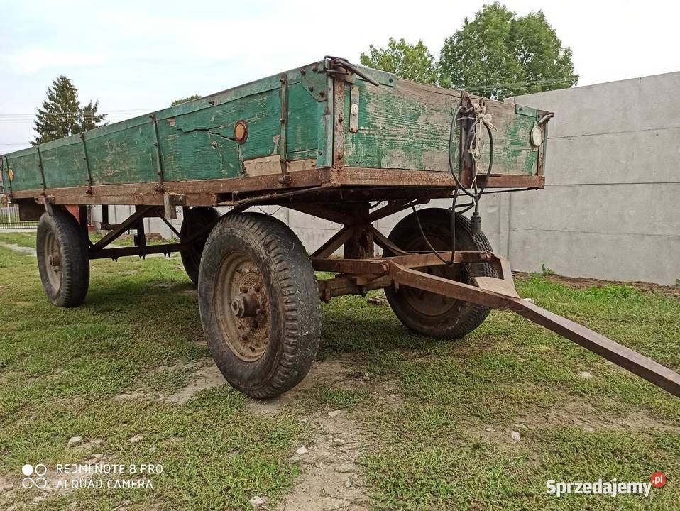 Przyczepa rolnicza nieuszkodzony Przyczepy rolnicze Wylewa