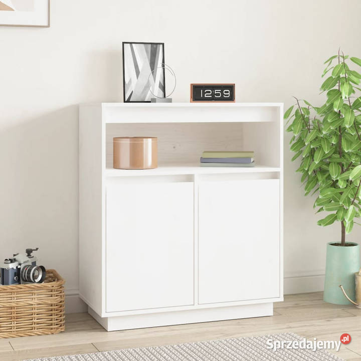 Szafka biała 70x34x80 lite drewno sosnowe Warszawa