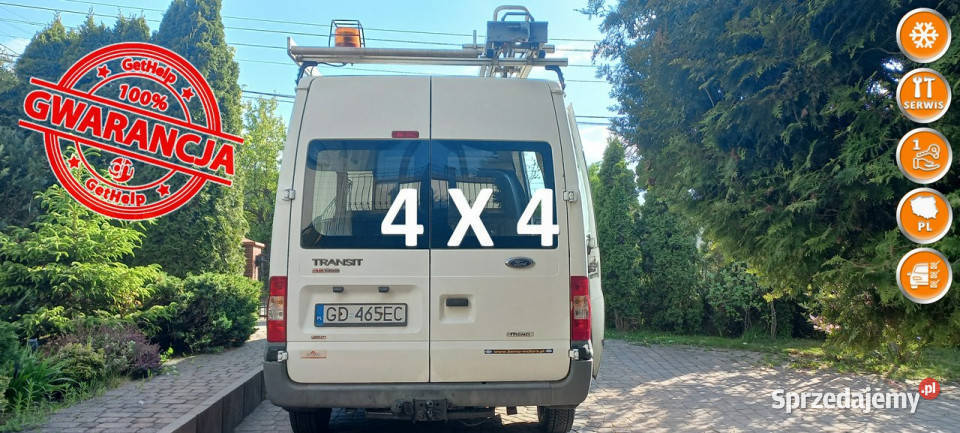 Ford Transit 4X4 Webasto Wciągarka Bagażnik centralny zamek Gdańsk