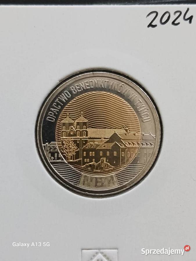 5 złotych 2024 r Opactwo Benedyktynów w Konin