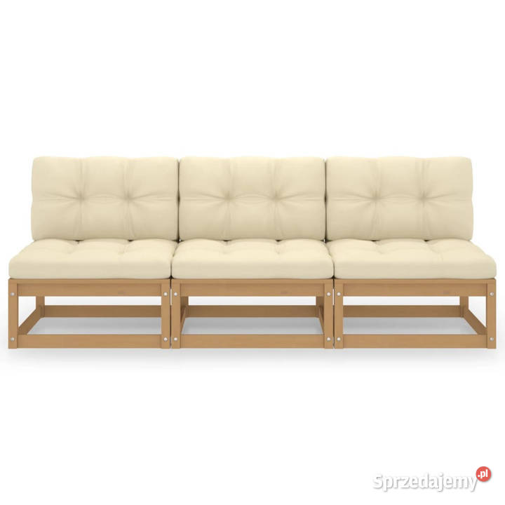 3osobowa sofa z poduszkami lite drewno sosnowe mazowieckie