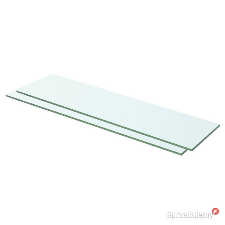 Półki 2 panel z bezbarwnego szkła 60 x 12 Dom i Ogród Warszawa sprzedam