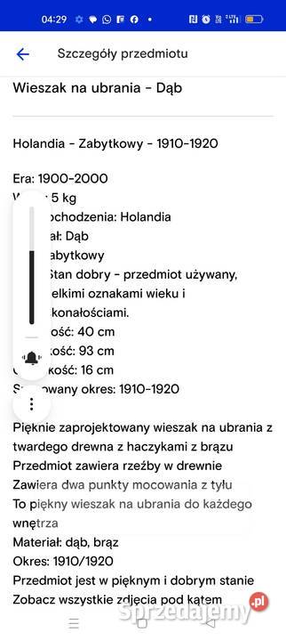 WIESZAKI DEBOWE Bielsko-Biała