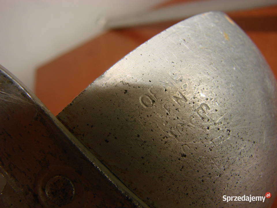 aluminiowa chochlałyżka cedzakowa PRL Pruszcz Gdański