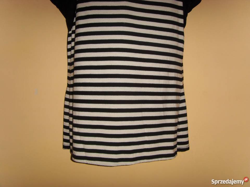 BLUZKA DAMSKA SHIRT CZARNOBIAŁY GEORGE WROCŁAW Paski Wrocław sprzedam