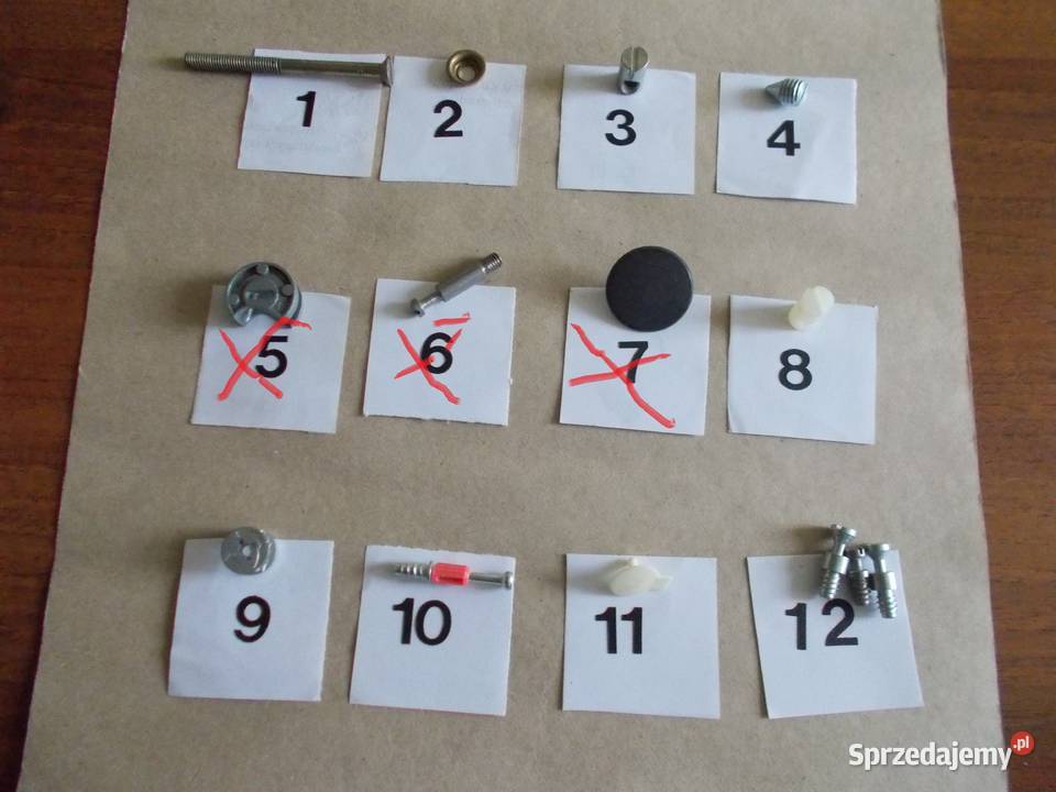 Akcesoria meblowe do skręcania dolnośląskie sprzedam