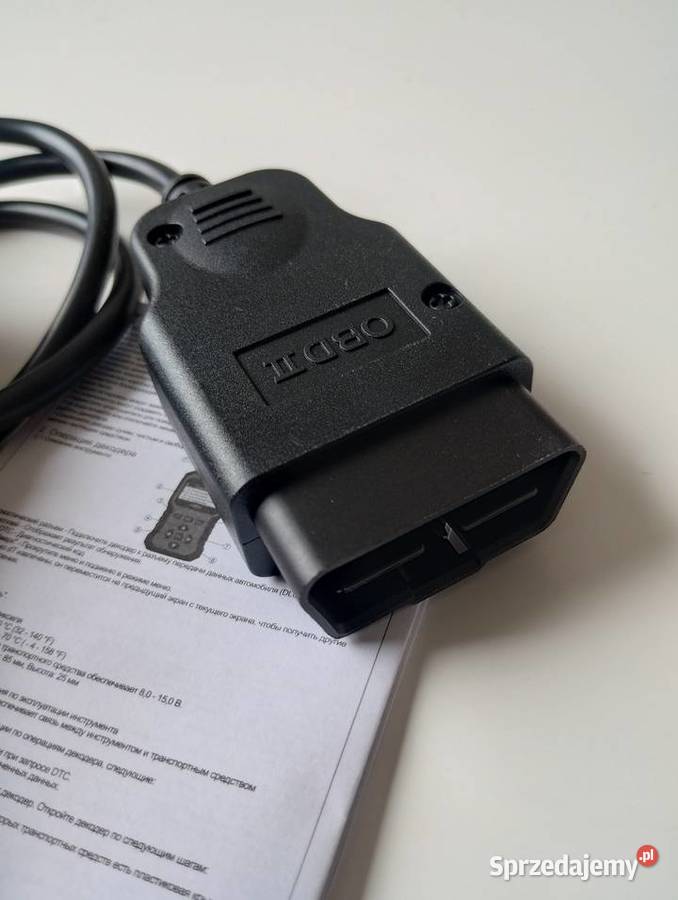 Tester Skaner Diagnostyczny OBD2 Menu Kasowanie mazowieckie