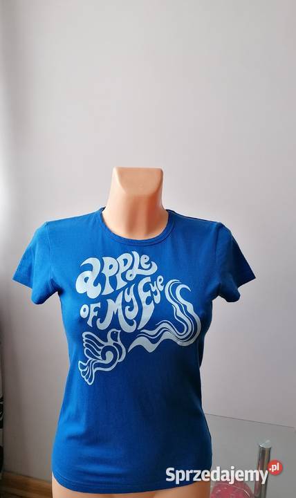 VERO MODA DAMSKI KOBALTOWY TSHIRT RS niebieski łódzkie Łódź