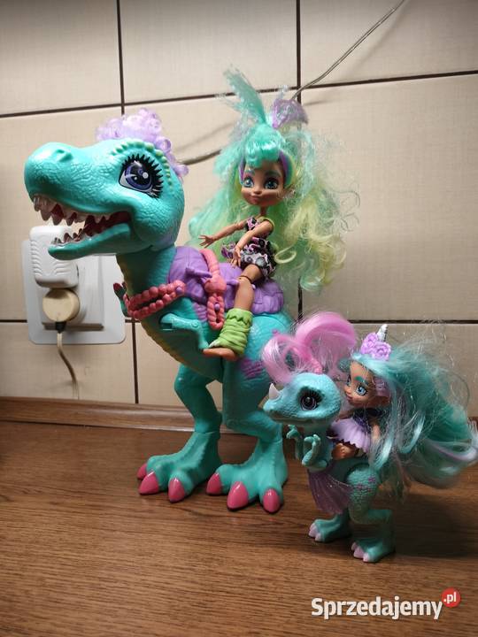Cave Club Rockelle i Tyrasaurus firmy Mattel 4 lata+ mazowieckie