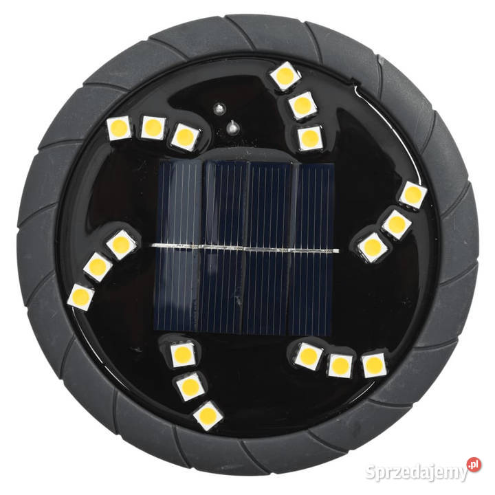 Solarne lampki gruntowe z kolcami 4 ciepłe białe mazowieckie Warszawa