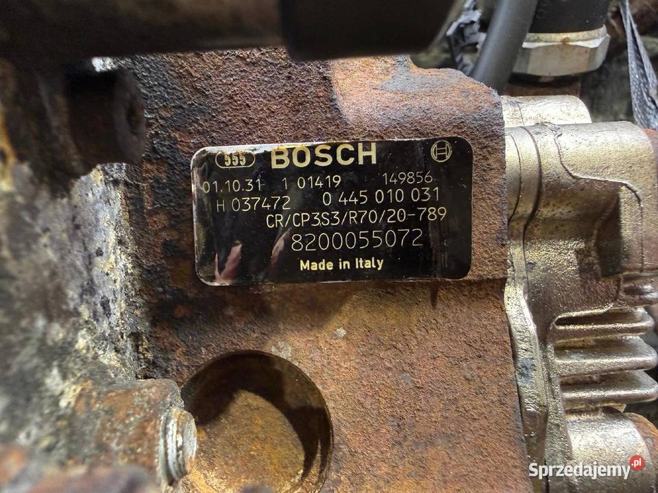 SILNIK F9Q760 Nissan Primastar 19 DCI 101 pompa Chełm sprzedam