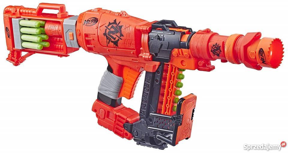 NERF ZOMBIE NAILBITER XL Blaster DUŻA Wyrzutnia Pozostałe