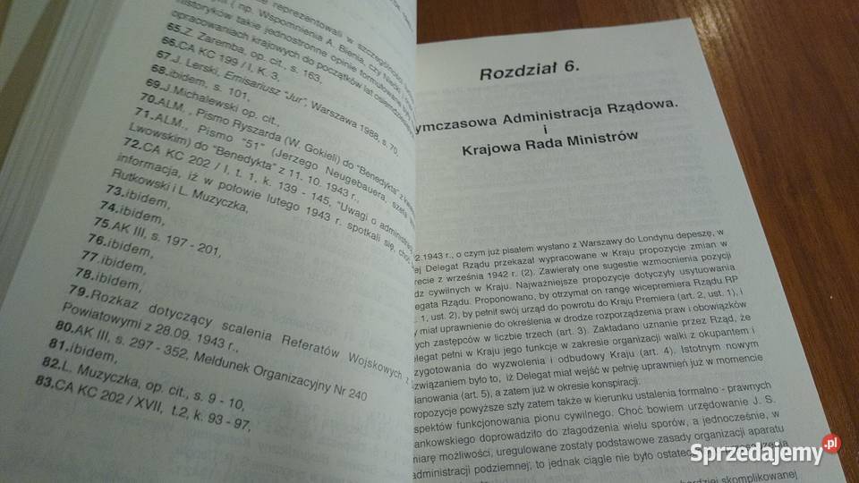 Administracja PolsPodziemnej w latach 19391945 Książki naukowe i popularnonaukowe Gdańsk sprzedam