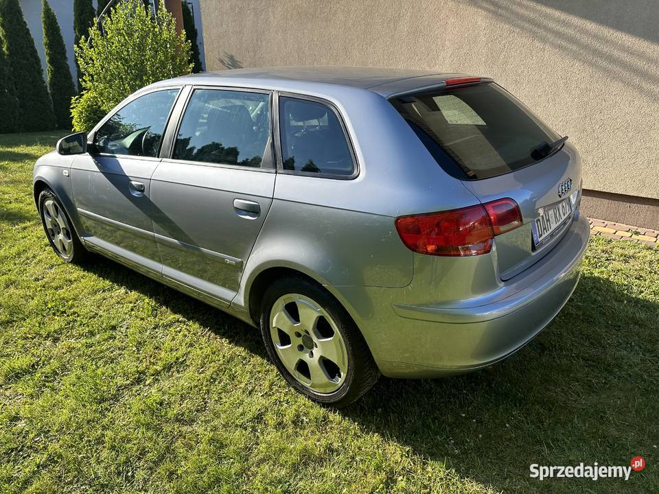Audi A3 20 FSI oryginalny Sline 17 Skóra Czarny Radom sprzedam