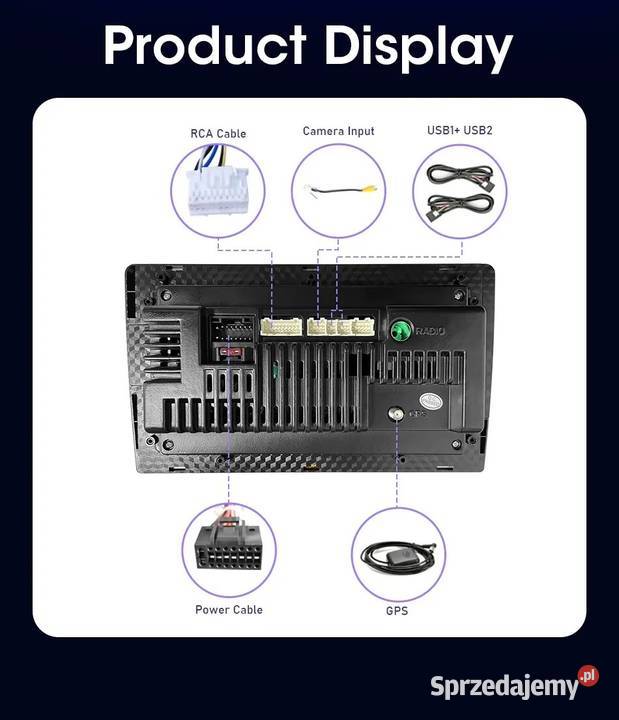 Android 12 radio samochodowe 2 Din dotykowe 10