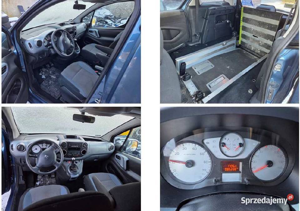 Peugeot Partner II sprzedaż syndyka 92KM zachodniopomorskie