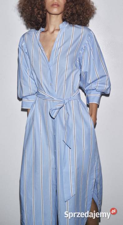 Sukienka midi Zara XL biały Warszawa sprzedam