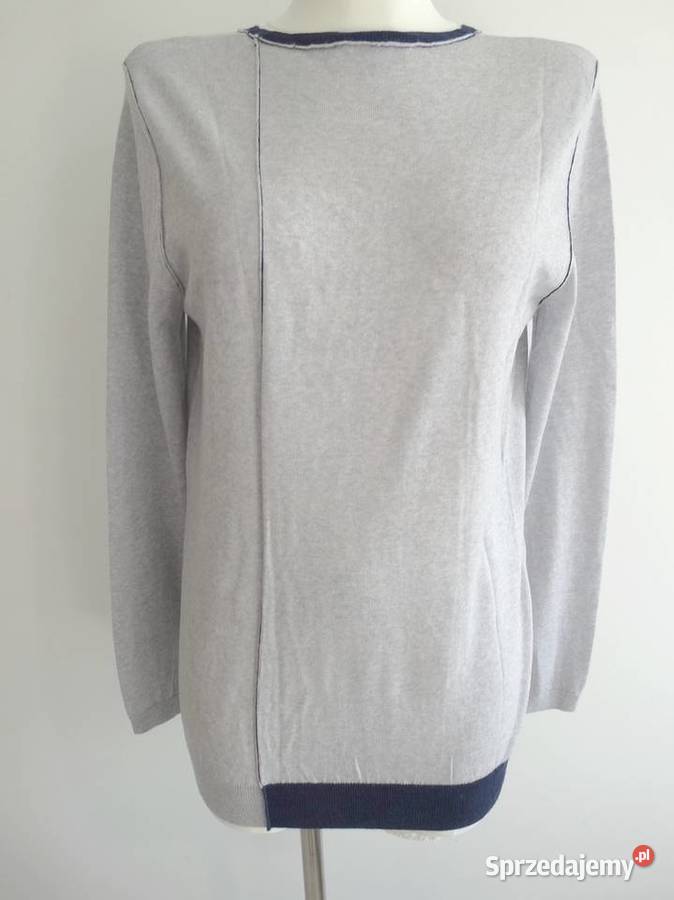 Sweter Wełniany 100 Wełna Merino Fine Jasnoszary szary/srebrny podlaskie Łomża