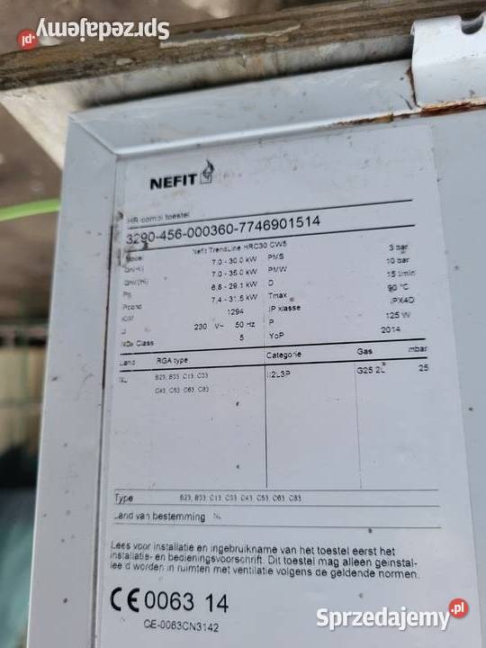 Buderus Nefit częsci z pieca gazowego Tarnów