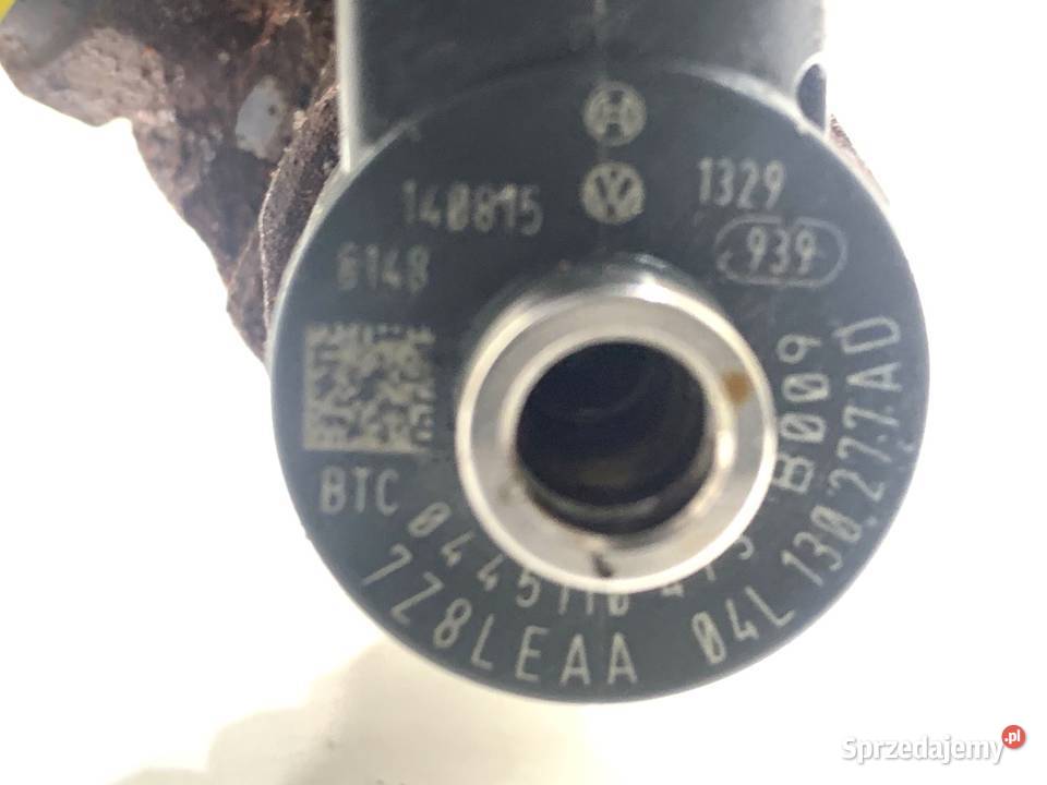 WTRYSKIWACZE KOMPLET AUDI A3 8V 04L130277AD 16