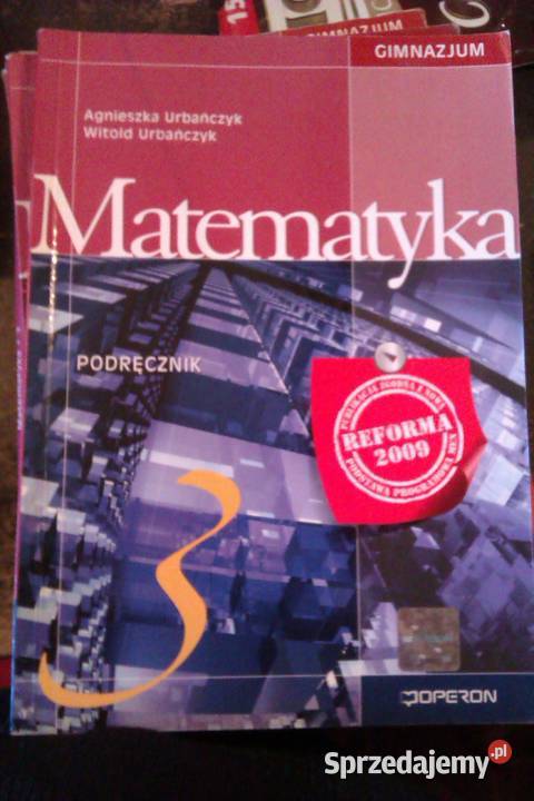 Matematyka 3 Operon podręcznik aukcje mazowieckie Warszawa