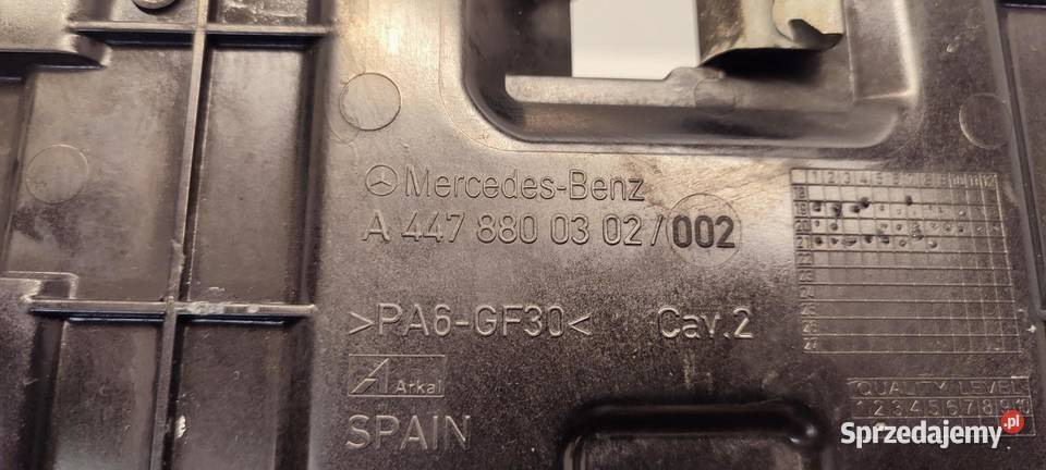 MERCEDES VITO W447 WSPORNIK PASA PRAWY PRZÓD