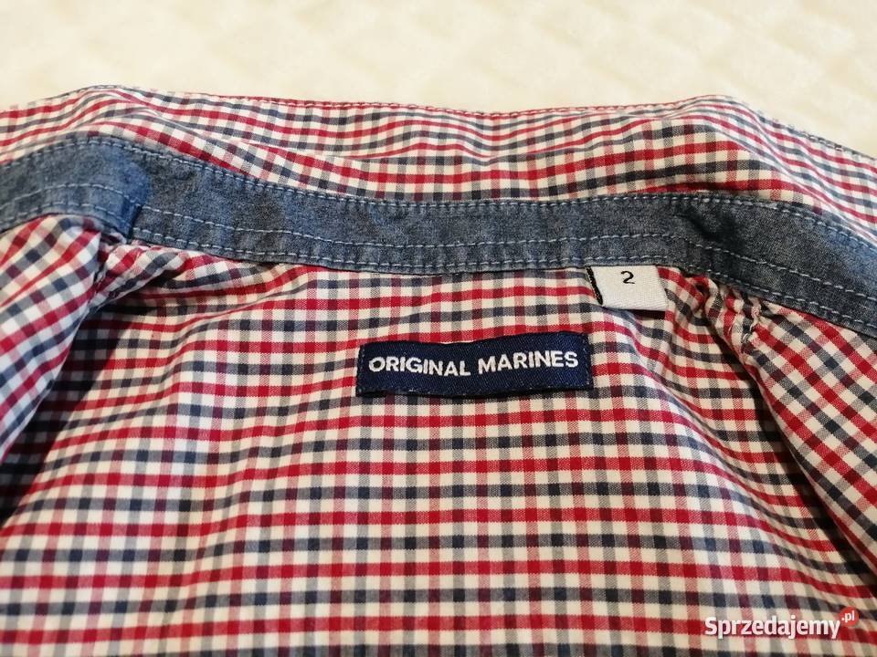 Koszula rozpinana w kratkę krótki rękaw 9298 Czeladź