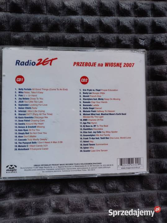 Radio ZET Siła Muzyki Przeboje na Wiosnę 2007 2 płyty