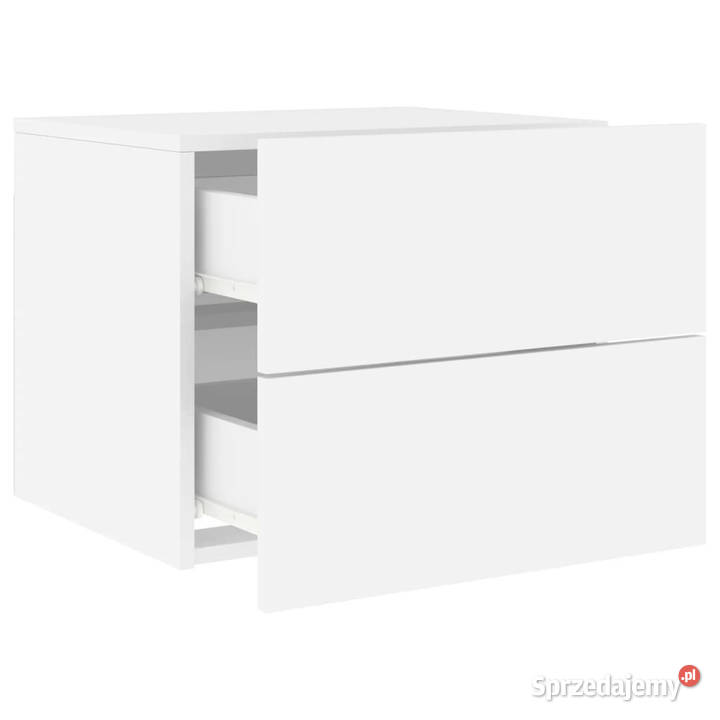 Wiszące szafki nocne z LED 2 białe WM836813 Warszawa sprzedam