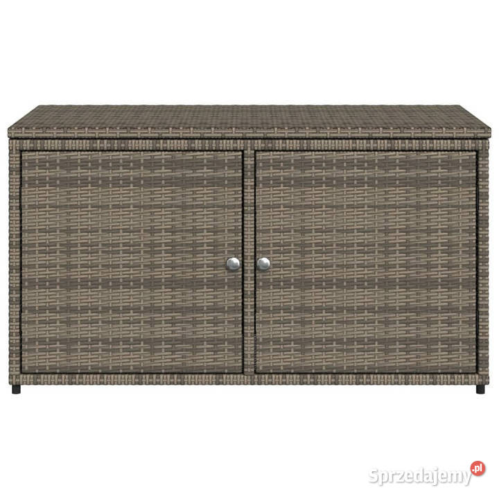 Szafka ogrodowa szara 110x55x605 polirattan Warszawa