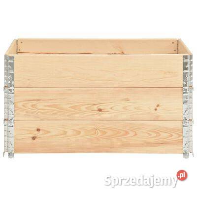 vidaXL Podniesione grządki 3 50x100 lite drewno