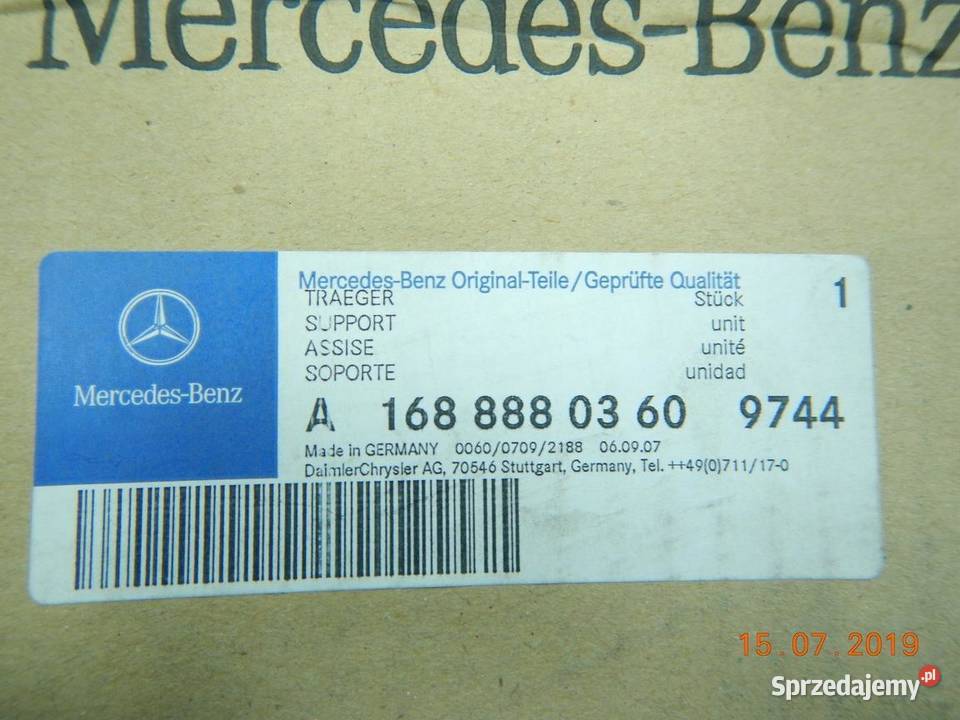 GRILL ATRAPA MERCEDES W168 ASO osobowe