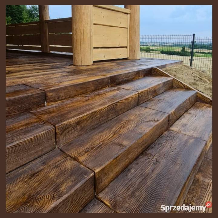 Deska tarasowa betonowe drewno na taras schód świętokrzyskie Starachowice