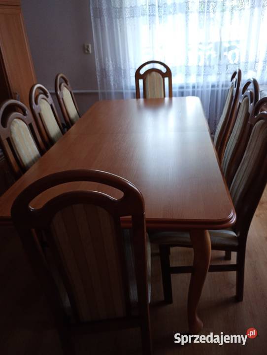 Stół rozkładany do jadalni8 krzeseł