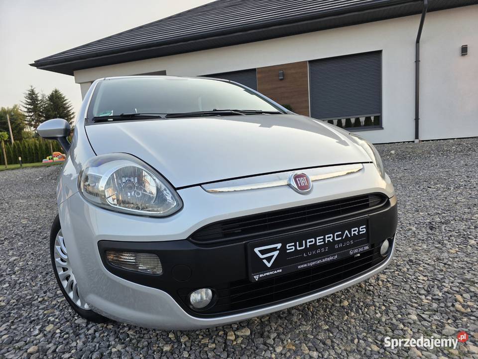 Fiat Punto Evo14 8V77RATYGWARAMCJA srebrny