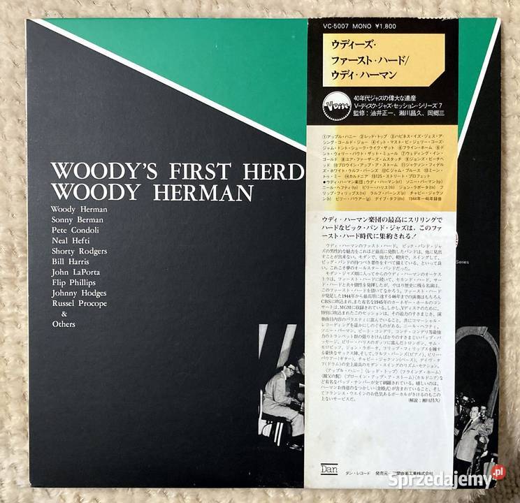 Woody Herman Woodys First Herd płyta winylowa Szczecin