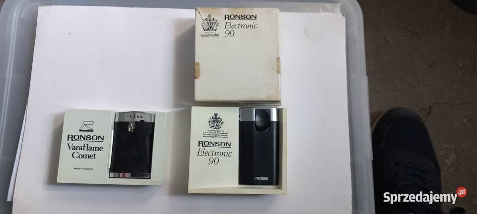 Ronson zapalniczki z lat 80tych Kościan