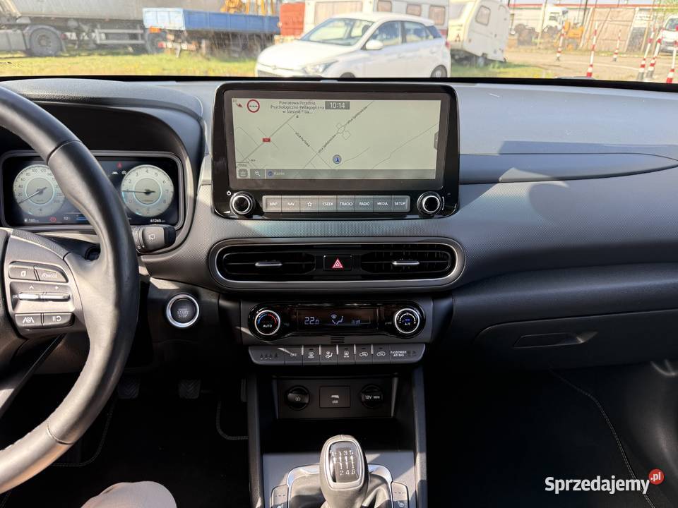 Hyundai Kona BENZYNA Klimatronik Nawigacja światła przeciwmgielne Konin
