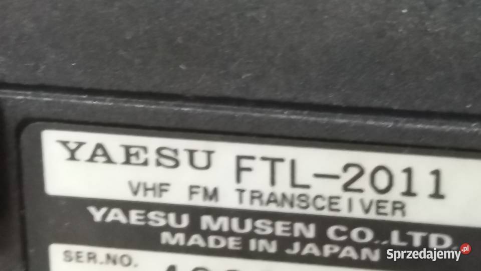 YAESU FTL2011 VHF FM Transceiver Japan Płońsk