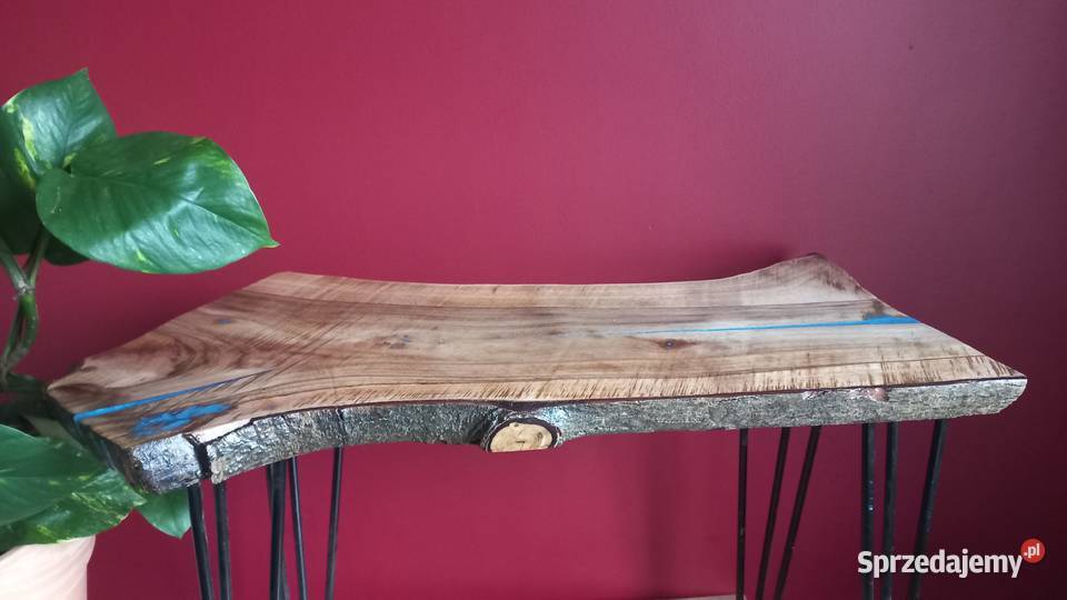 Stoliki kawowe z żywicą epoksydową ręcznie Warszawa