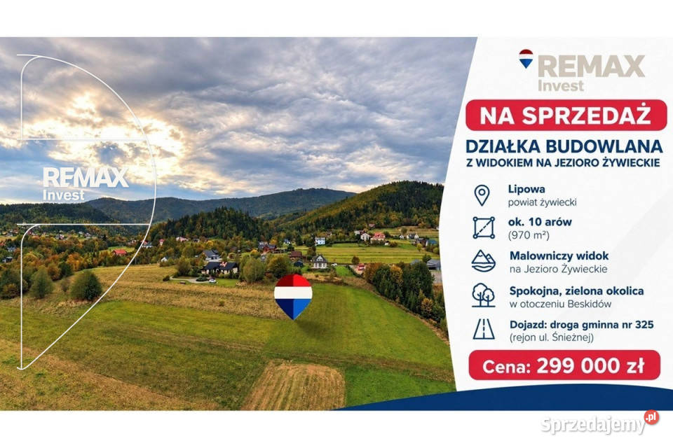 Działka budowlana Lipowa widok na jezioro śląskie