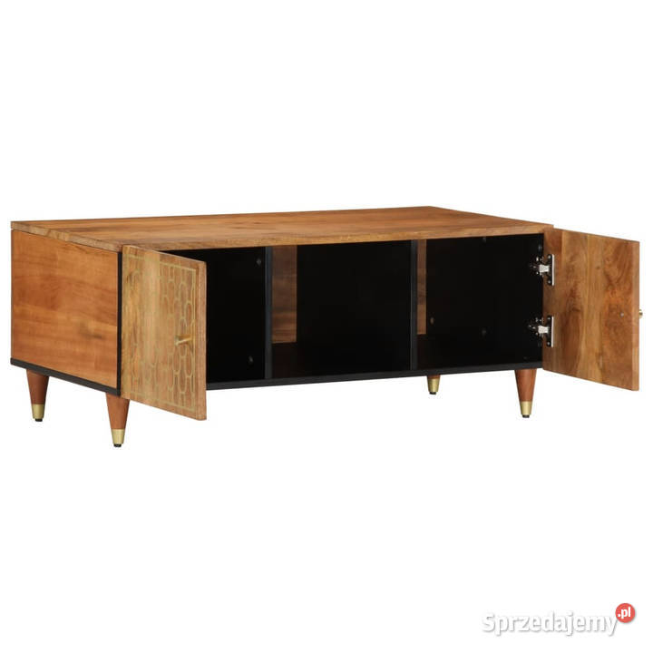 Stolik kawowy 100x54x40 lite drewno mango mazowieckie Warszawa