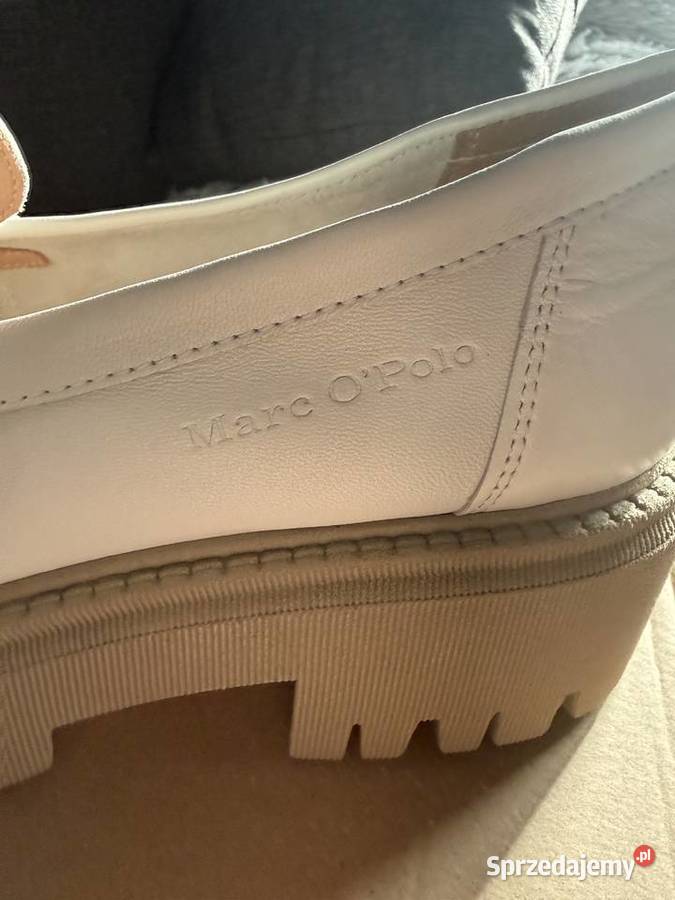 NOWE MARC OPOLO mokasyny skórzane z frędzlami 39 Półbuty Aleksandrów Łódzki