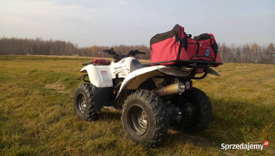 Kawasaki Prairie 360 4x4 PŁUG wyciągarka Motoryzacja Zalesie Górne