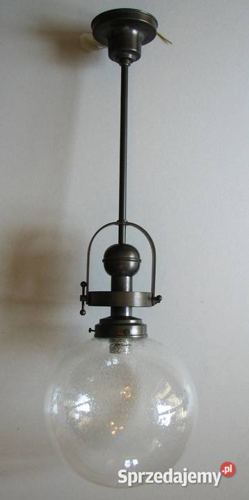 Oryginalna lampa sufitowa żyrandol mosiądz