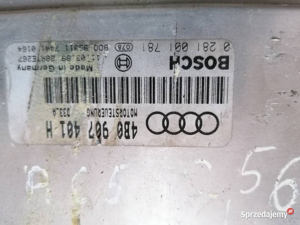 Zestaw Startowy Audi A6 C5 25 Wisznice