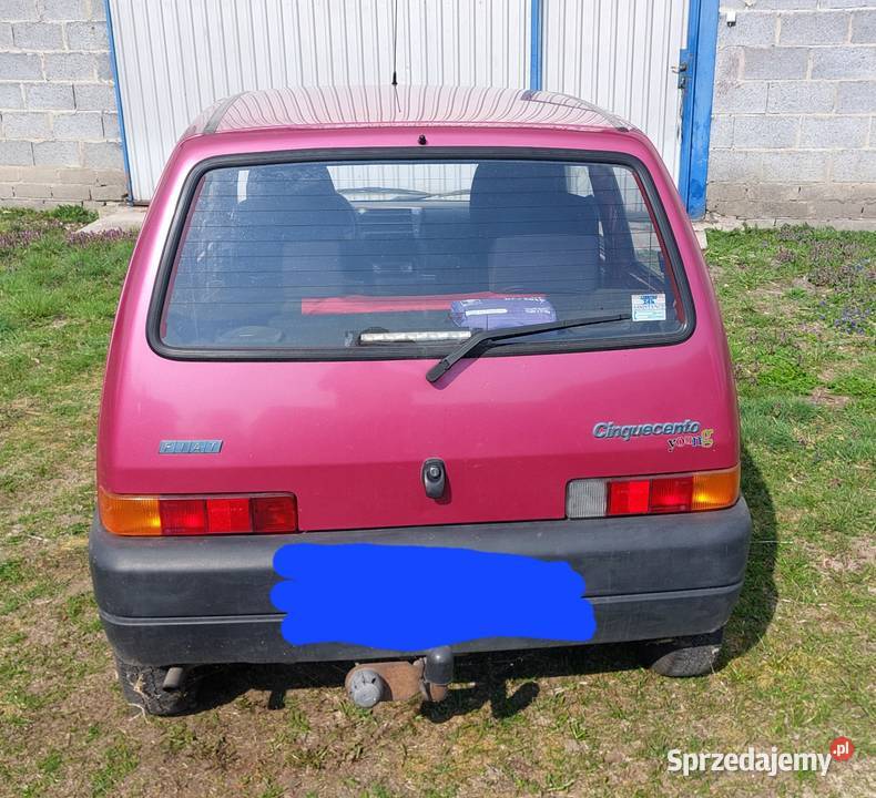 Fiat Cinquecento 700 1998 stan nieuszkodzony wielkopolskie Pogorzela