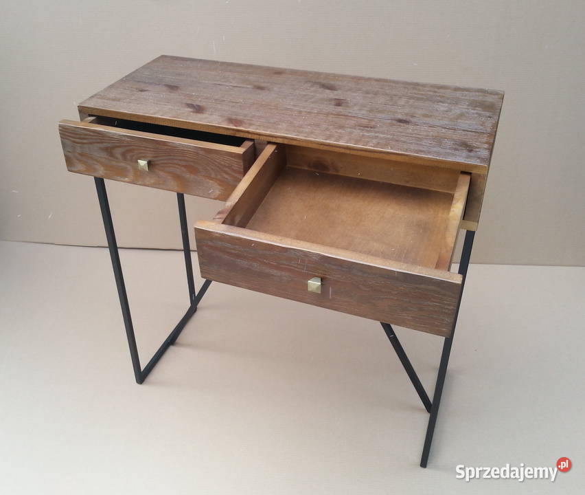 Konsola sosnowa loft vintage łódzkie Radomsko sprzedam