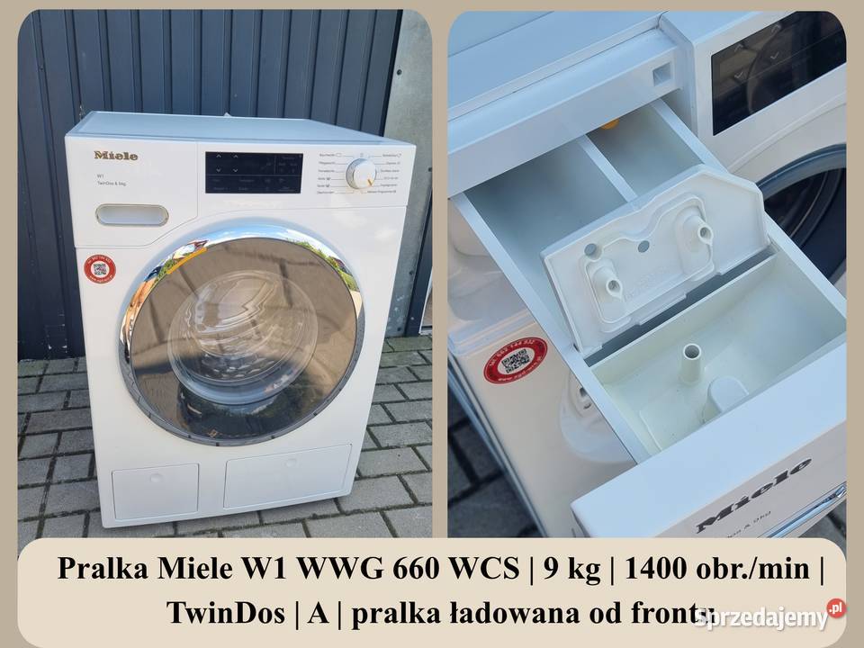 Pralka Miele W1 WWG 660 WCS 9 1400 obrmin dolnośląskie