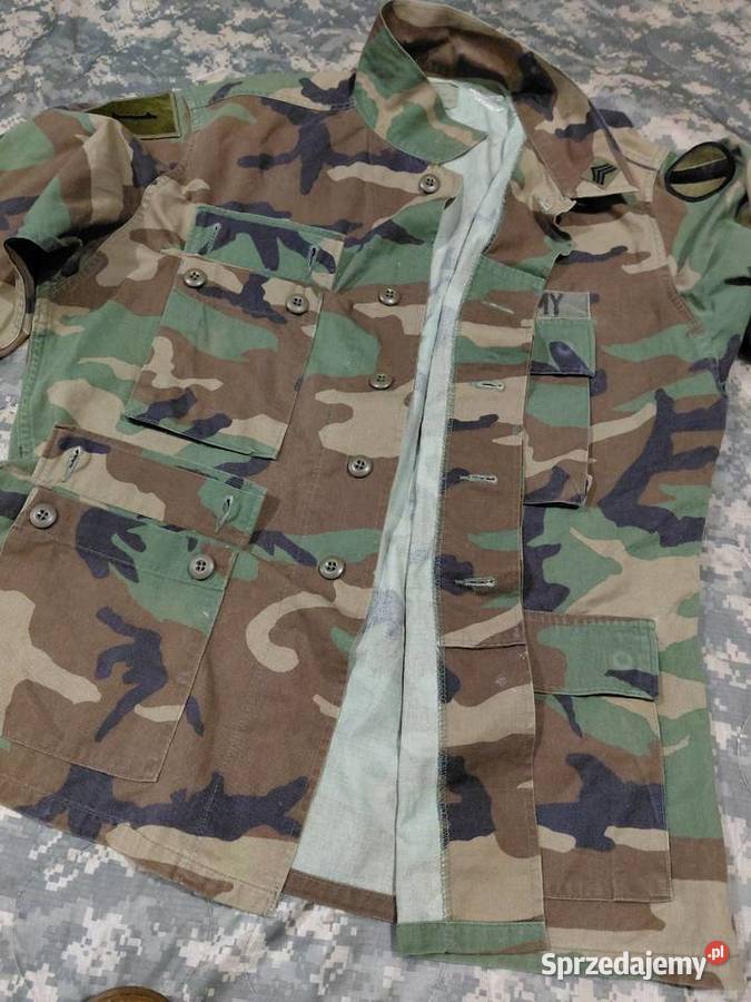 Bluza BDU woodland medium short NYCO obszyta sprzedam